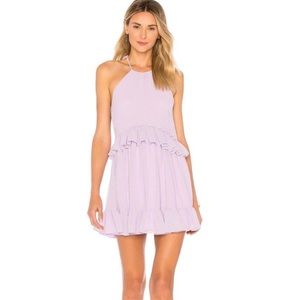 Lovers + Friends Banks Ruffled Mini Dress. Size S